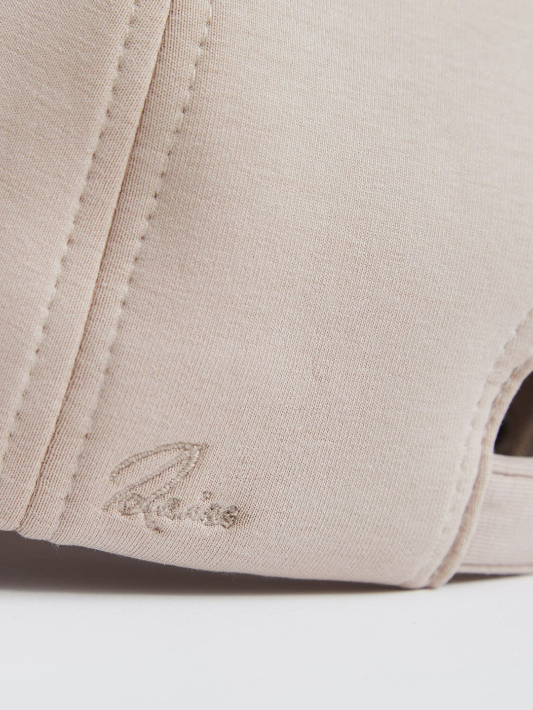 Men Jersey Logo-Embroidered Baseball Cap in Light Camel