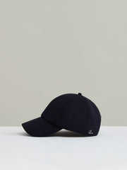 Men Jersey Logo-Embroidered Baseball Cap in Navy