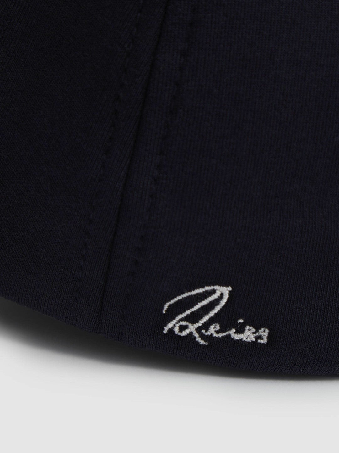 Men Jersey Logo-Embroidered Baseball Cap in Navy