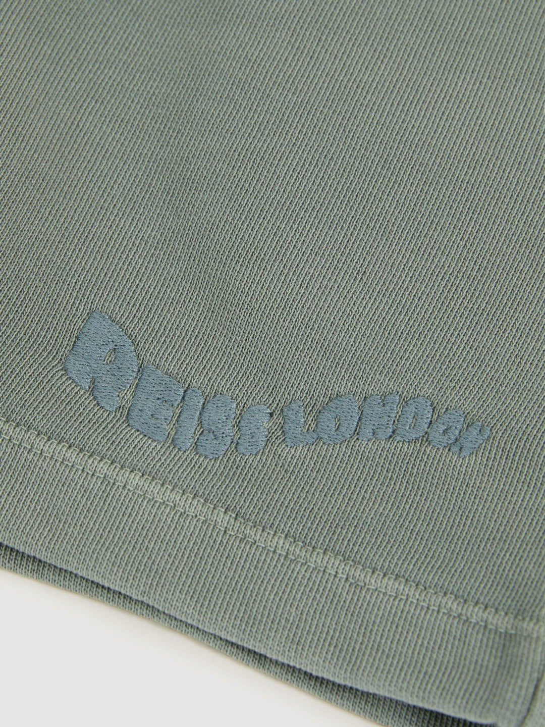 Children & Baby 9-13 yrs Cotton Brand-Embroidered Shorts in Washed Sage