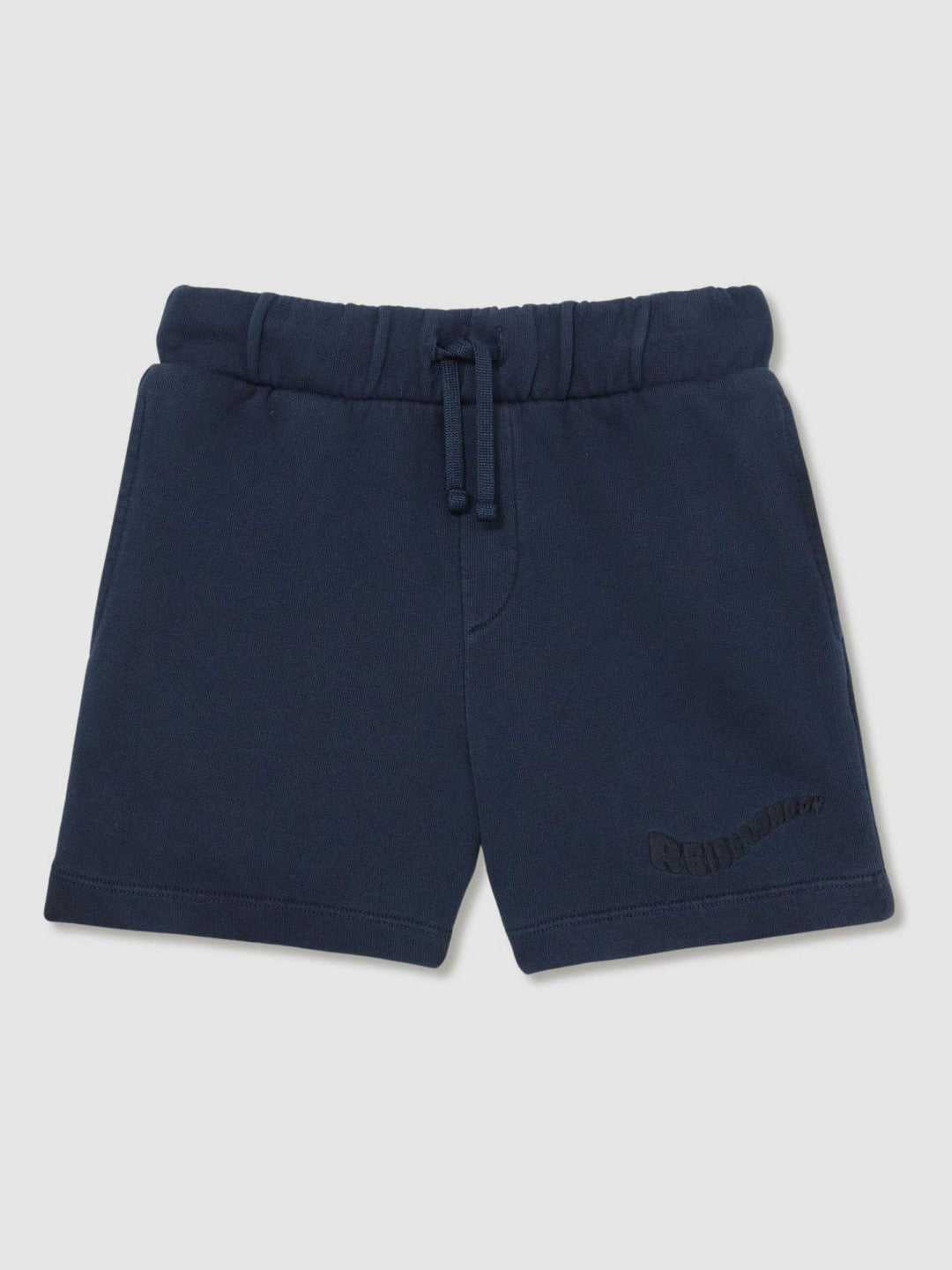 Children & Baby 9-13 yrs Cotton Brand-Embroidered Shorts in Washed Navy
