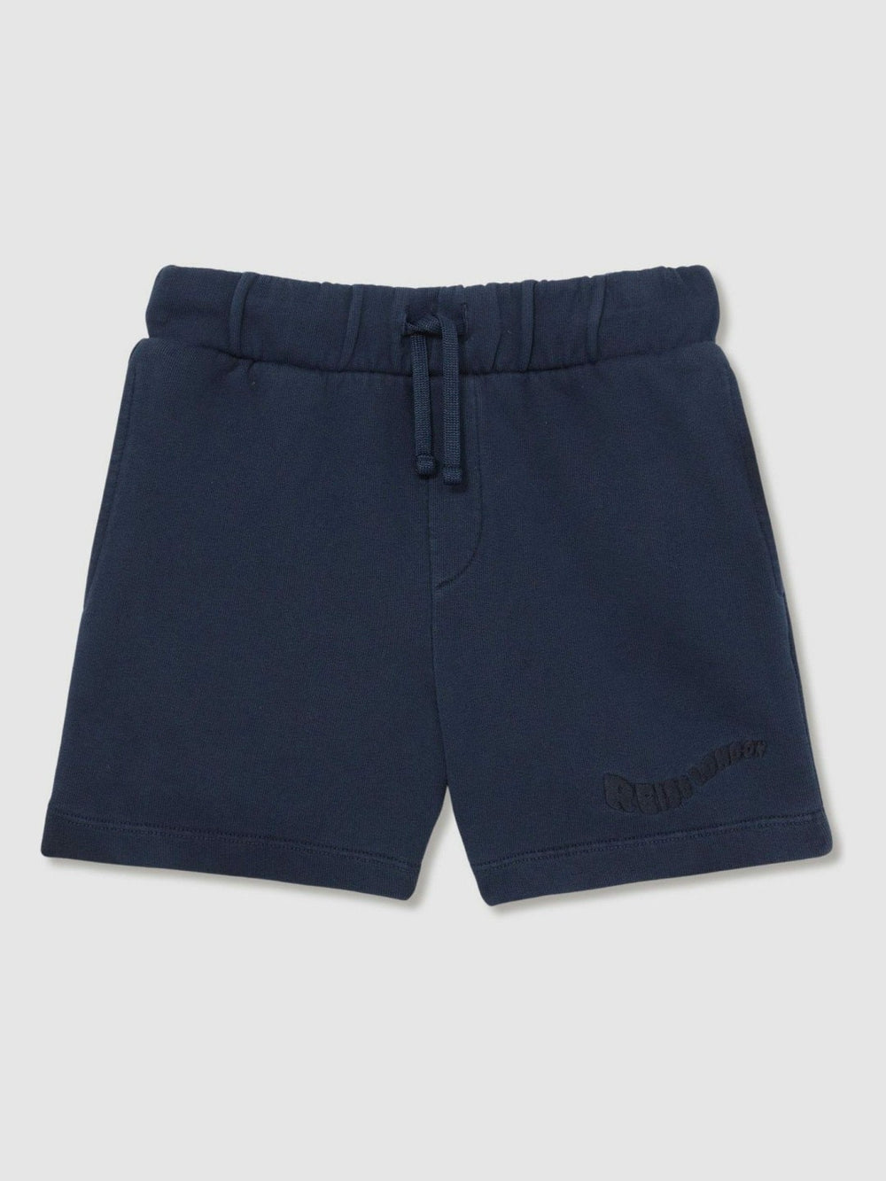 Children & Baby 9-13 yrs Cotton Brand-Embroidered Shorts in Washed Navy