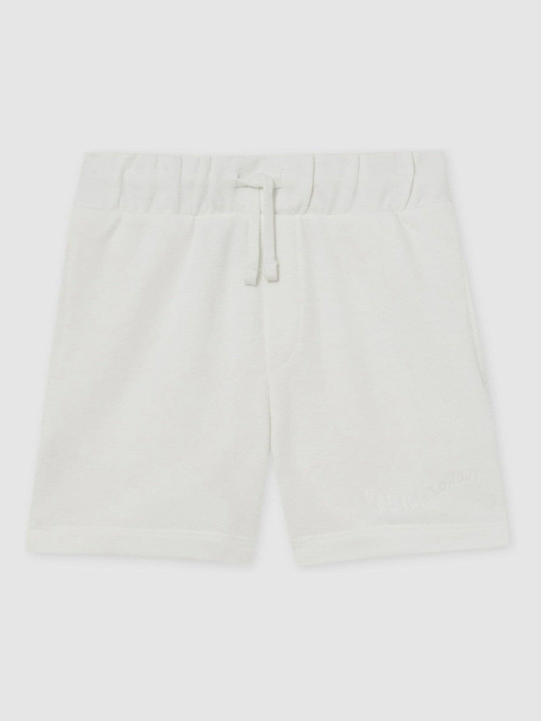 Children & Baby 9-13 yrs Cotton Brand-Embroidered Shorts in Off White