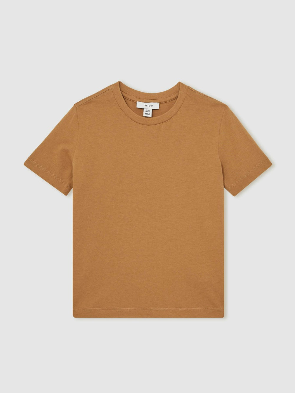 Children & Baby 9-13 yrs Crew Neck T-Shirt in Tan Brown