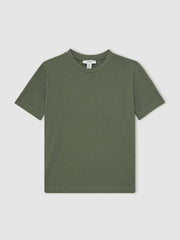 Children & Baby 9-13 yrs Crew Neck T-Shirt in Dark Sage