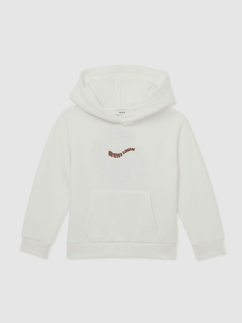 Children & Baby 3-9 yrs Cotton-Blend Palm-Embroidered Hoodie in Off White