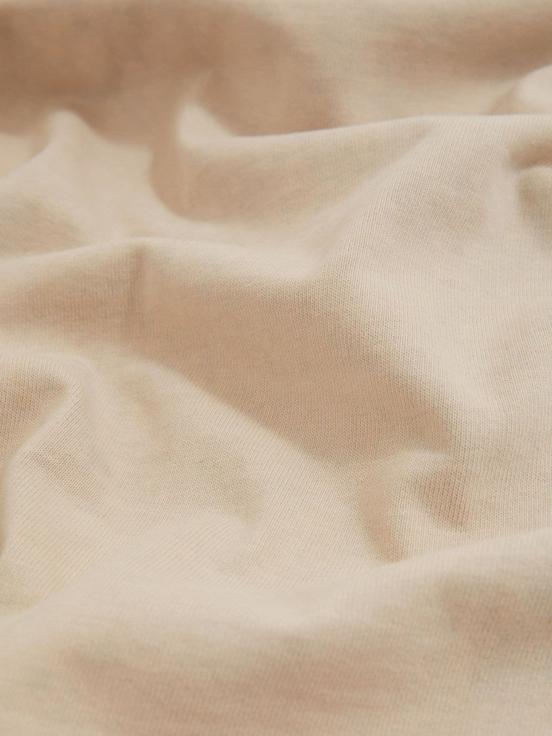 Men Cotton Garment-Dyed Oversize T-Shirt in Oatmeal