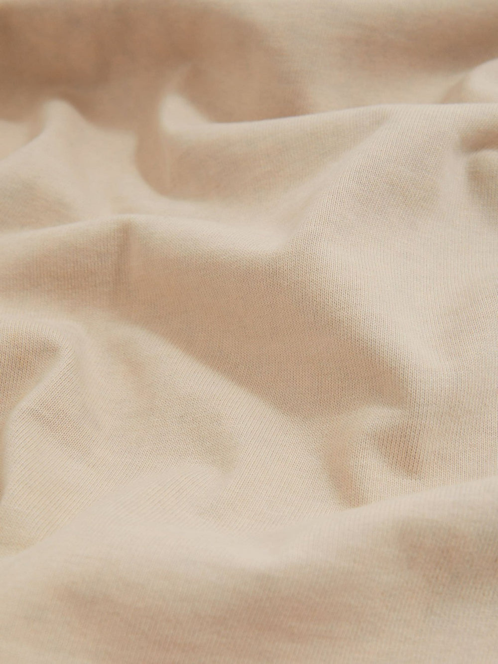 Men Cotton Garment-Dyed Oversize T-Shirt in Oatmeal