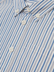 Children & Baby 9-13 yrs Cotton-Poplin Striped Oversize Shirt in Blue/White