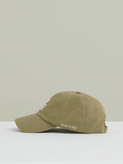 Men Sunset-Embroidered Cap in Washed Sage