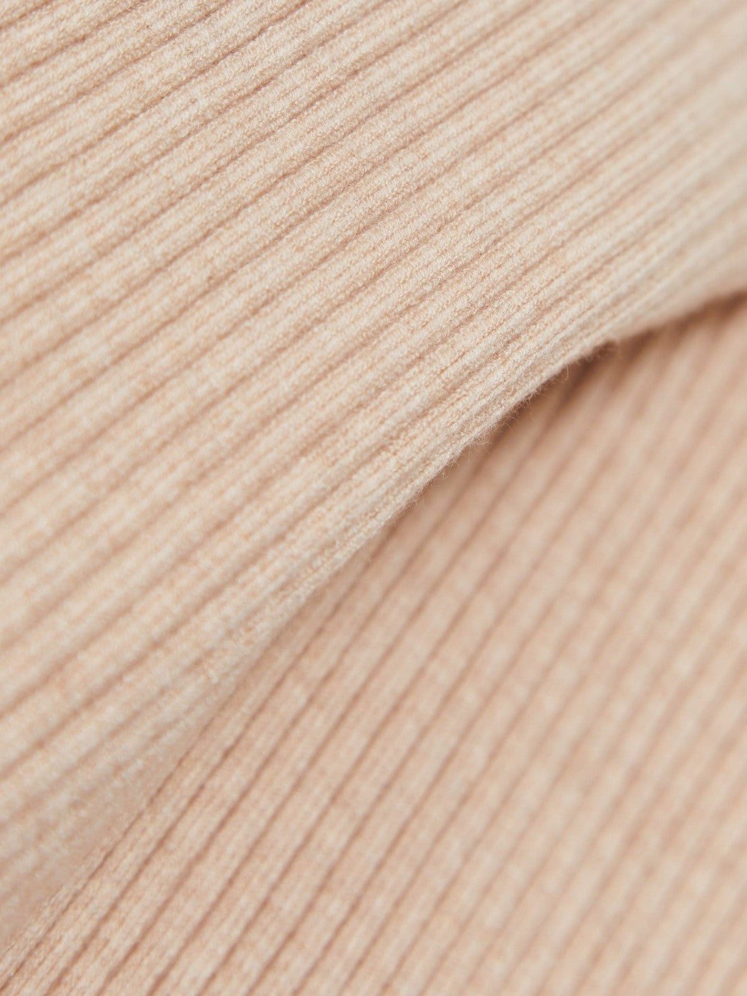 Women Asymmetric Draped Knitted Jumper in Oatmeal Neutral