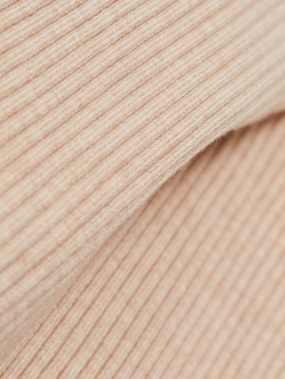 Women Asymmetric Draped Knitted Jumper in Oatmeal Neutral