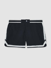 Men | Ché Stripe-Trim Swim Shorts in Navy