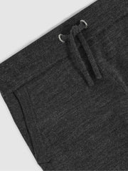 Children & Baby 3-9 yrs Merino Wool Cuffed Joggers in Derby Grey Melange