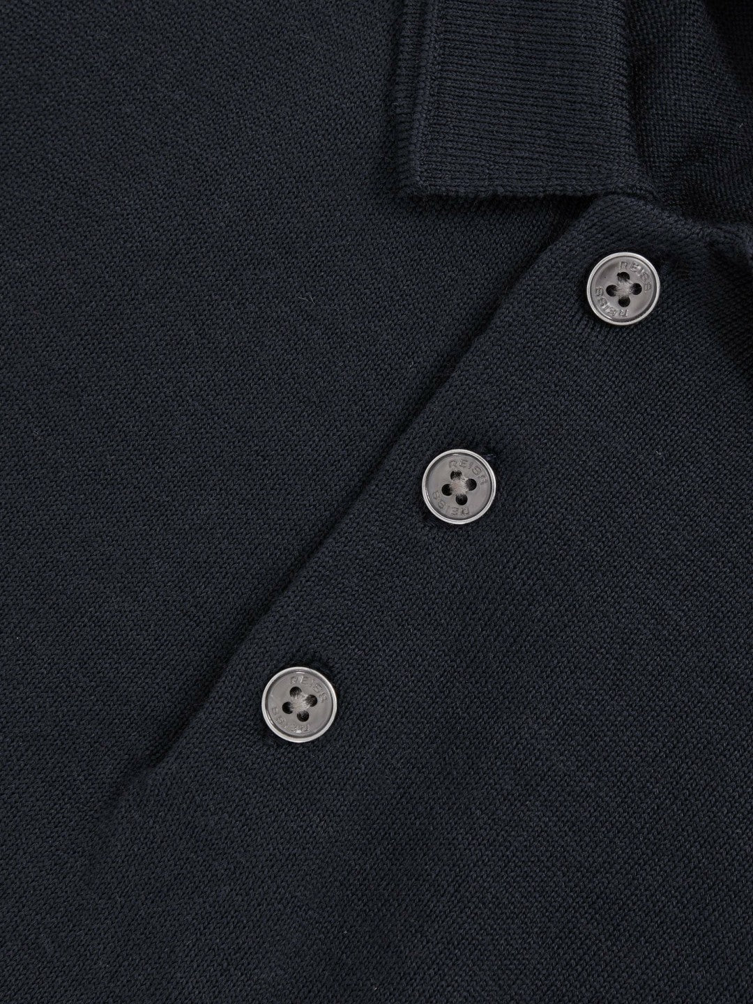 Children & Baby 3-9 yrs Merino Wool Short Sleeve Polo Shirt in Midnight Navy