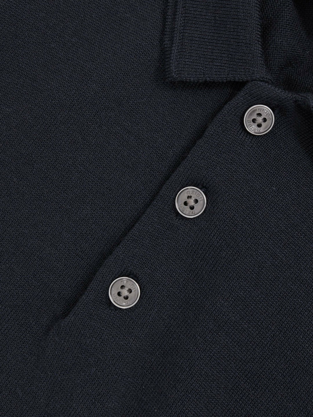 Children & Baby 3-9 yrs Merino Wool Short Sleeve Polo Shirt in Midnight Navy
