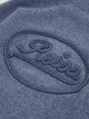 Children & Baby 3-9 yrs Wool Embroidered-Logo Cardigan in Dark Airforce Blue