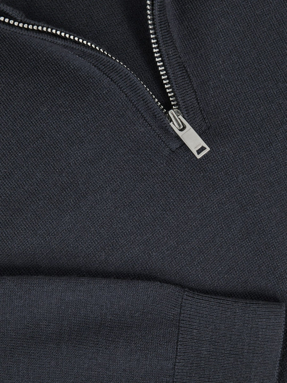 Children & Baby 13-14 yrs Merino Wool Half-Zip Funnel Neck Jumper in Midnight Navy