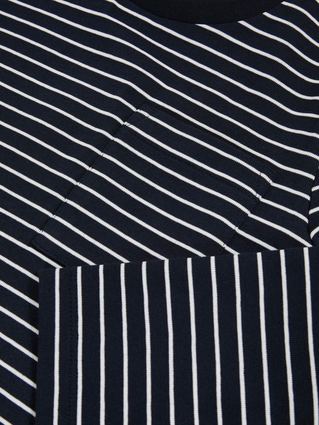 Children & Baby 4-9 yrs Stretch-Cotton Stripe T-Shirt in Navy/White