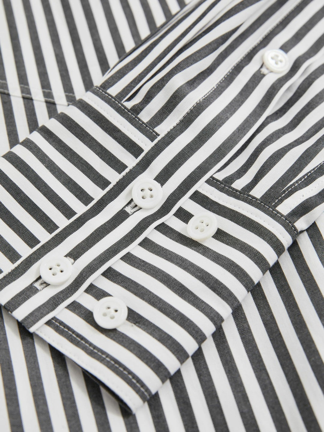 Women | Les 100 Ciels Stripe Shirt in White/Navy