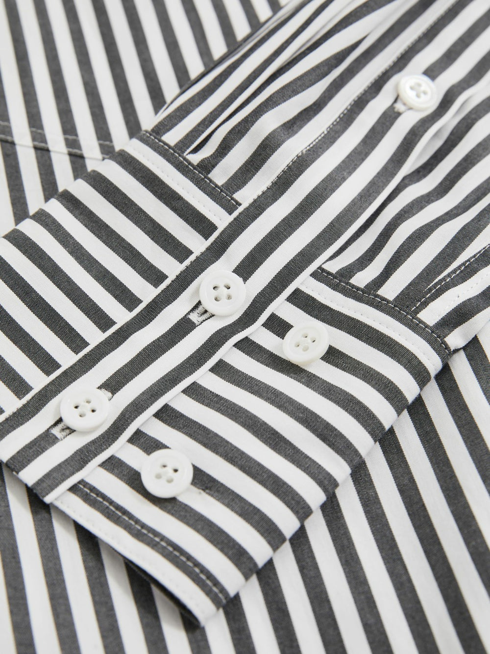Women | Les 100 Ciels Stripe Shirt in White/Navy
