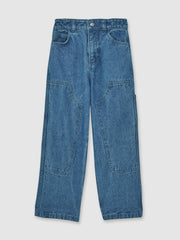 Children & Baby 3-9 yrs Straight-Leg Carpenter Jeans in Mid Blue