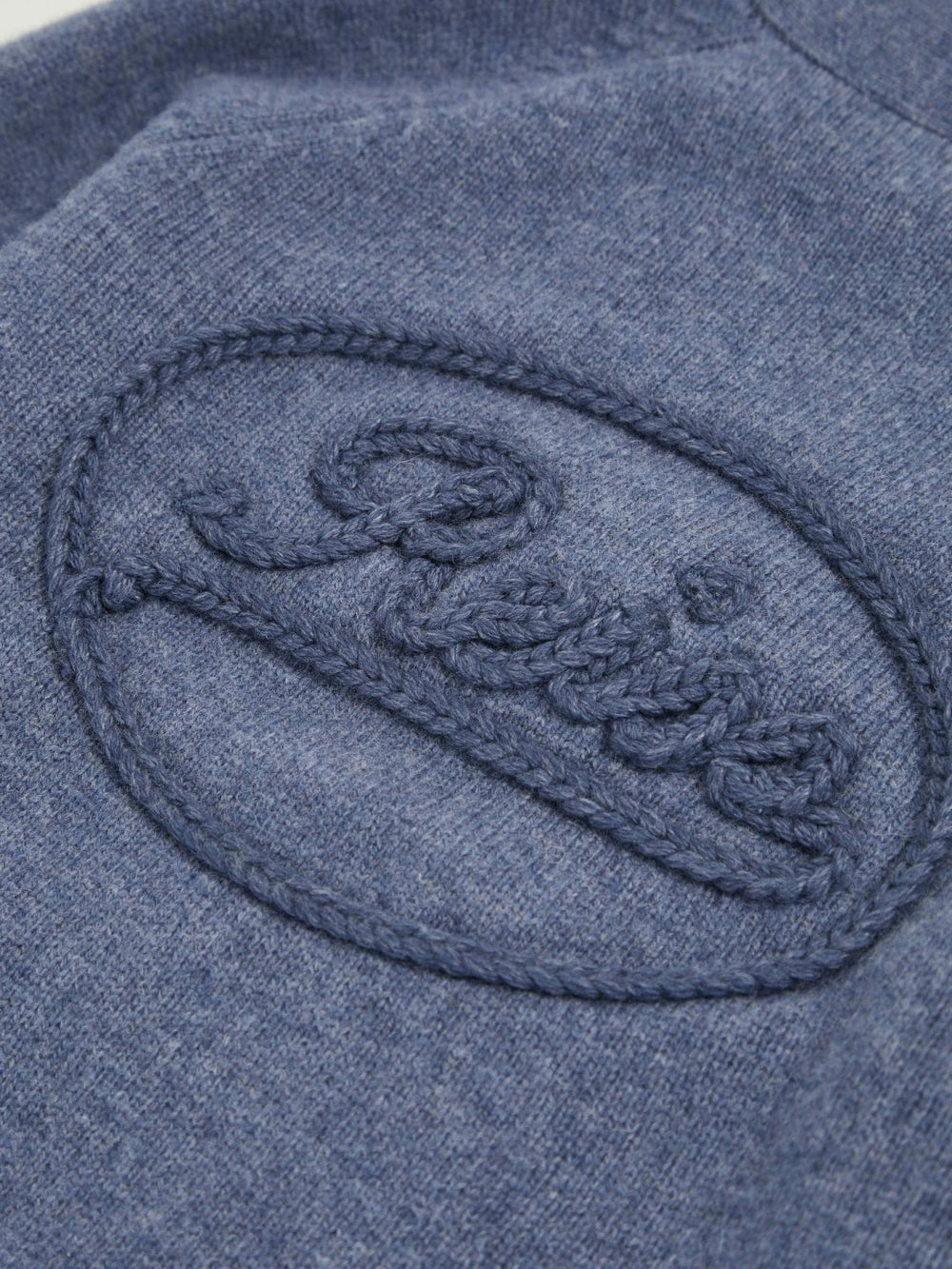 Children & Baby 13-14 yrs Wool Embroidered-Logo Cardigan in Dark Airforce Blue