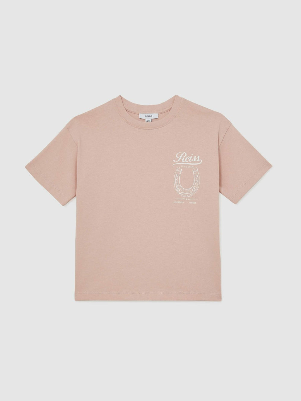 Children & Baby Cotton Pony Club Print T-Shirt in Pink