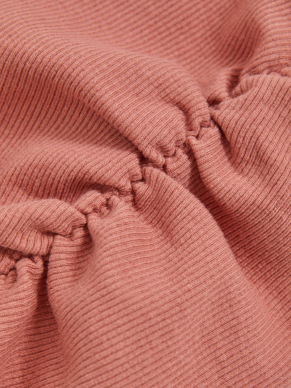 Children & Baby 13-14 yrs Cotton Ruched Long-Sleeve T-Shirt with Stretch in Rose