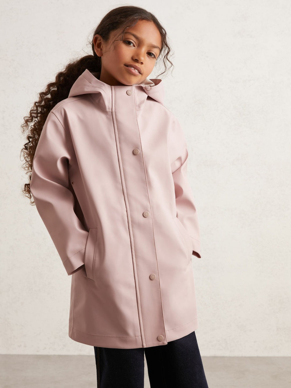 Children & Baby Hooded Rain Jacket in Pink