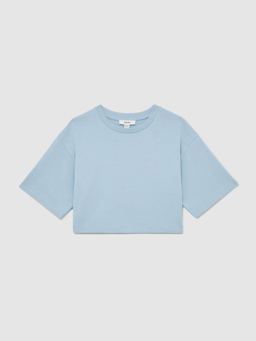 Children & Baby 3-9 yrs Cotton Oversized Cropped T-Shirt in Blue