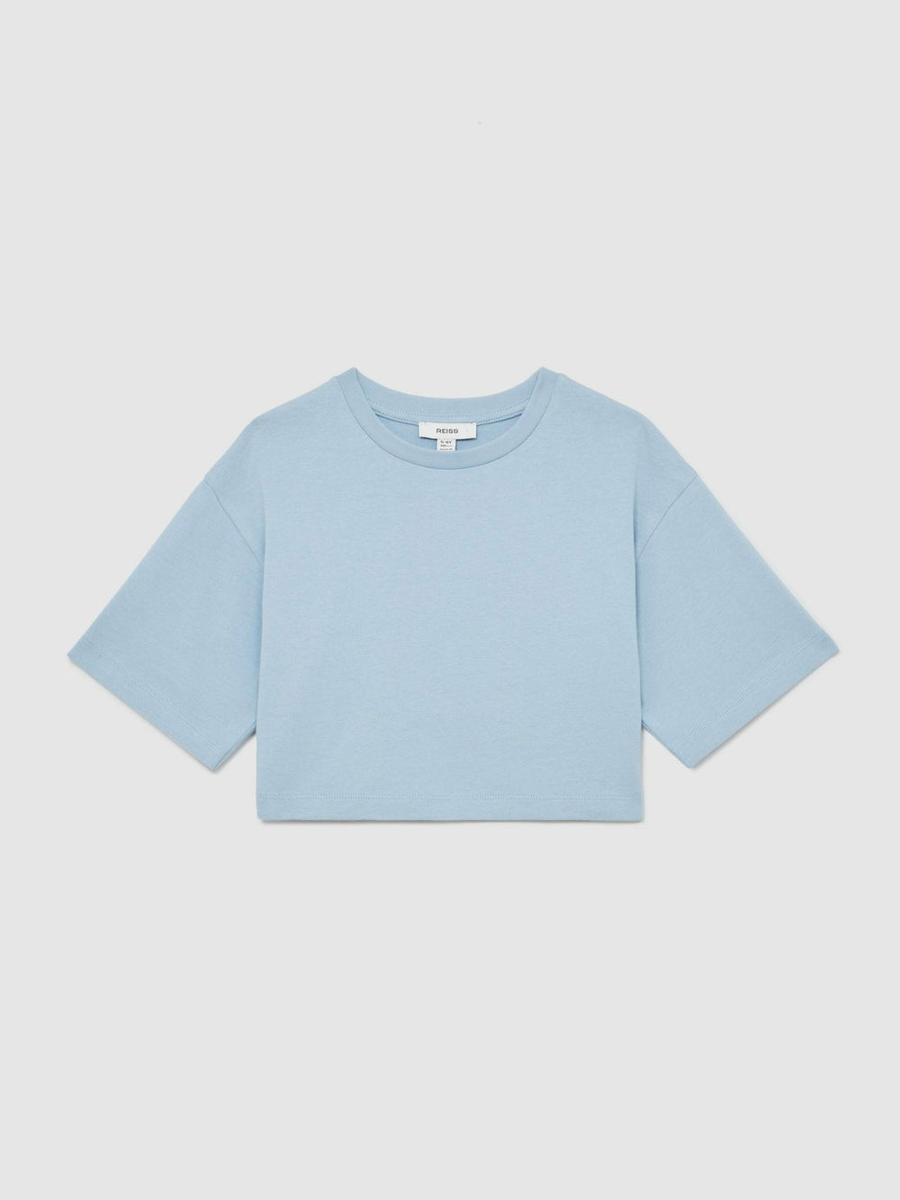 Children & Baby 9-13 yrs Cotton Oversized Cropped T-Shirt in Blue