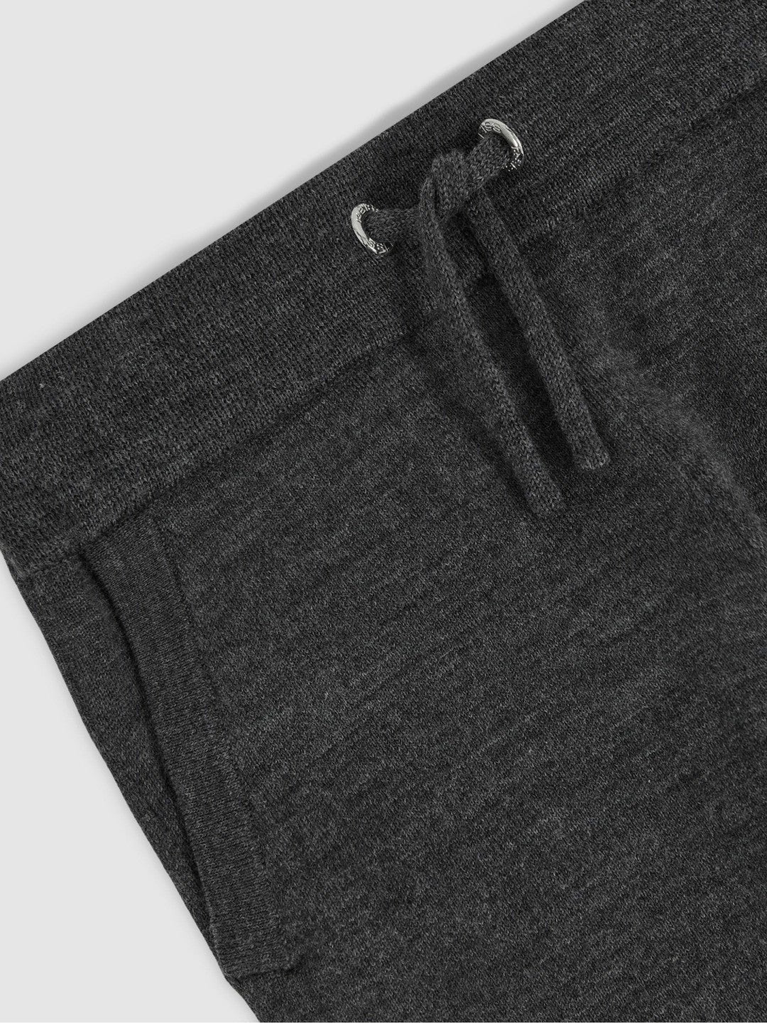 Children & Baby 13-14 yrs Merino Wool Cuffed Joggers in Derby Grey Melange