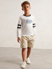 Children & Baby 13-14 yrs Ripstop Cargo Shorts in Light Stone