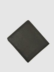 Men Grained Leather Wallet in Chocolate
