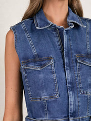 Women Dress in Indigo