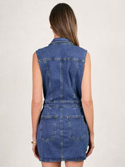 Women Dress in Indigo