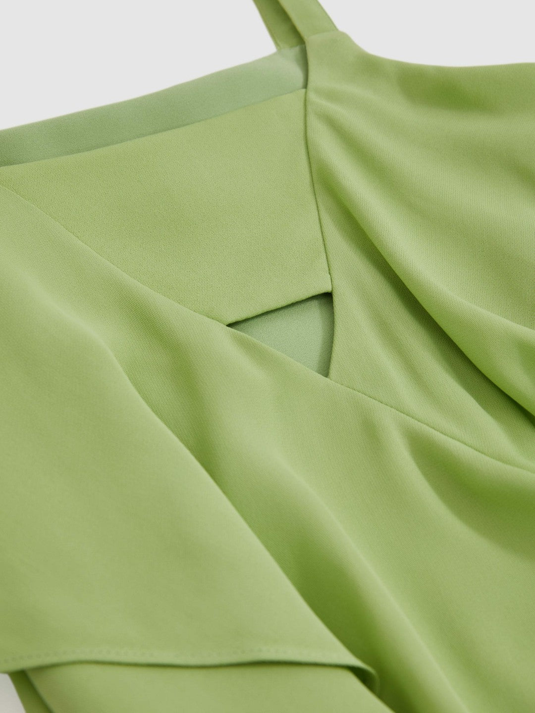 Children & Baby 13-14 yrs Handkerchief-Hem Sleeveless Dress in Green