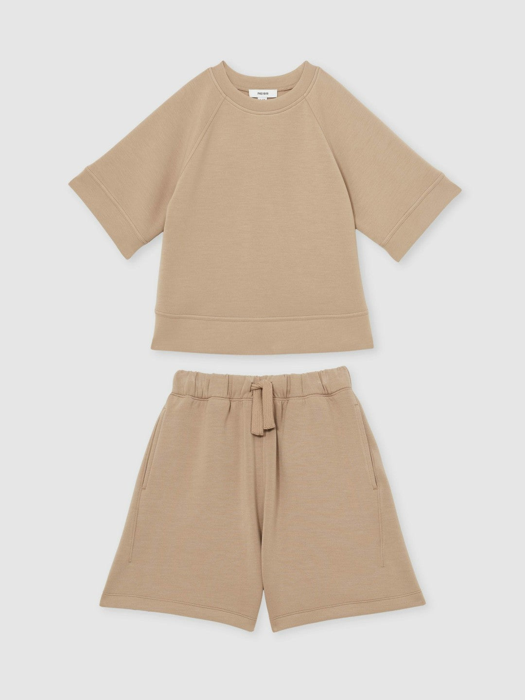 Children & Baby 3-9 yrs Modal-Blend Sweatshirt And Shorts Set in Mink
