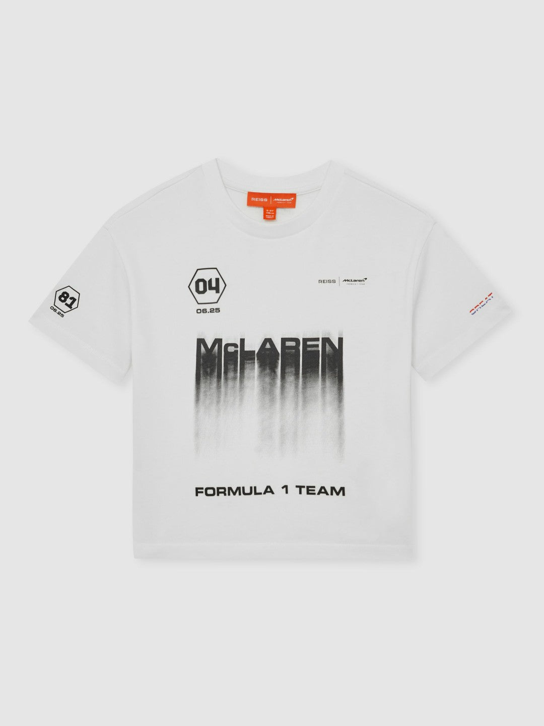 Children & Baby 9-13 yrs McLaren F1 Team British GP T-Shirt Unisex Fit in White