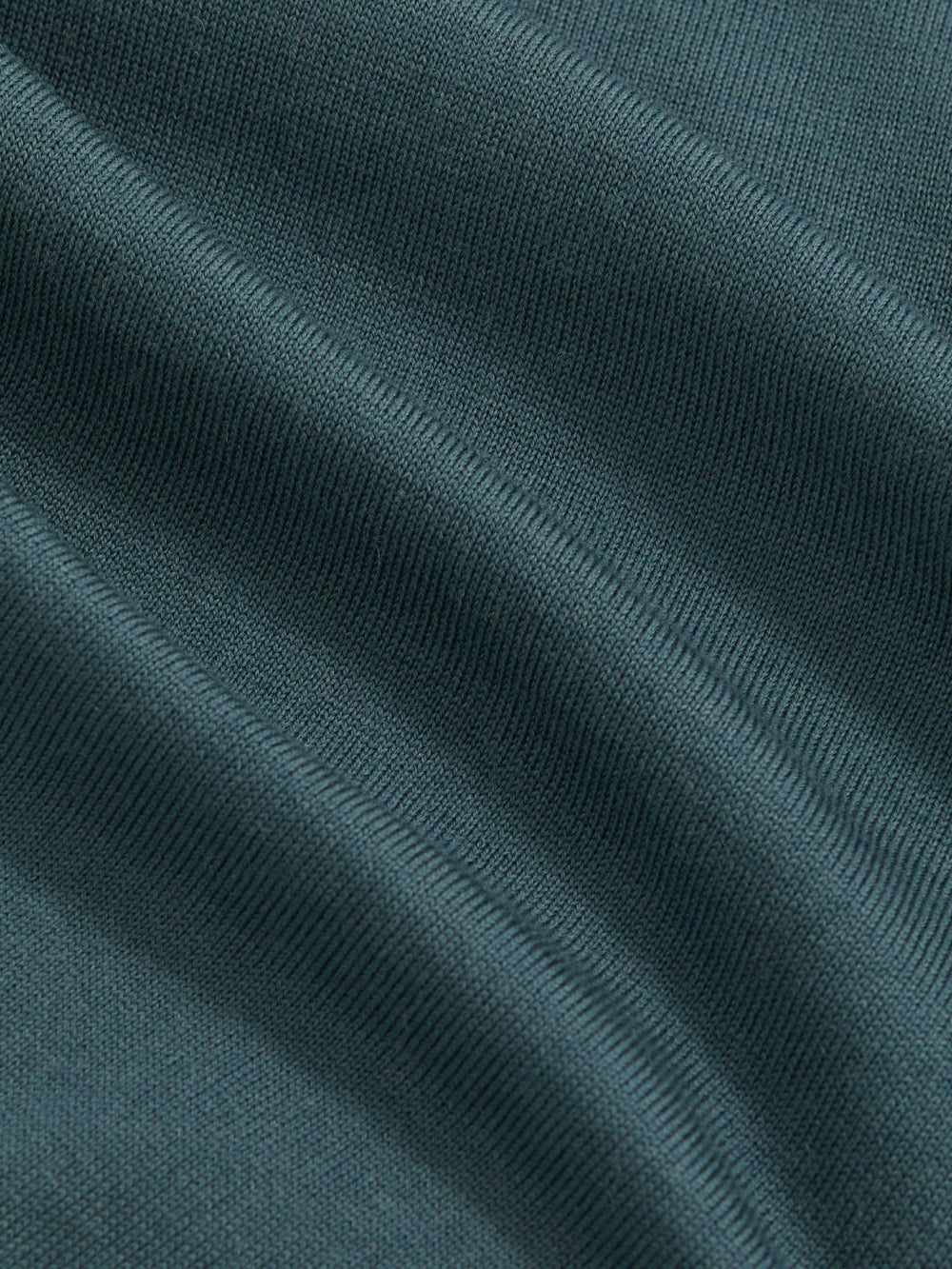 Men Merino Wool Long-Sleeve Polo Shirt in Orion Blue