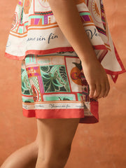 Children & Baby 13-14 yrs SmileyWorld Motif-Print Shorts in Multi