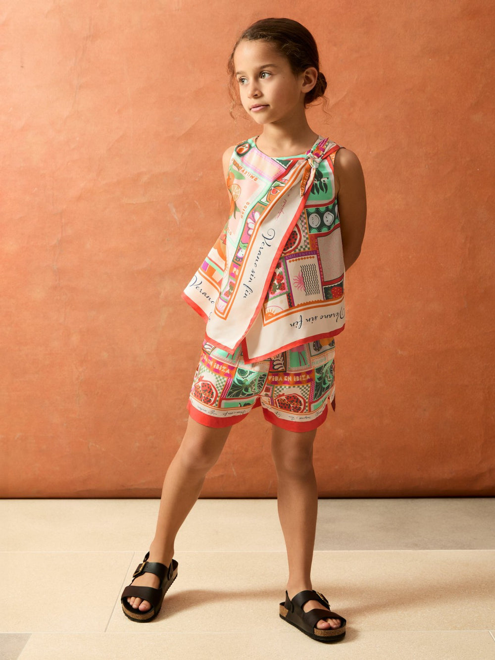 Children & Baby 13-14 yrs SmileyWorld Motif Print Top in Multi