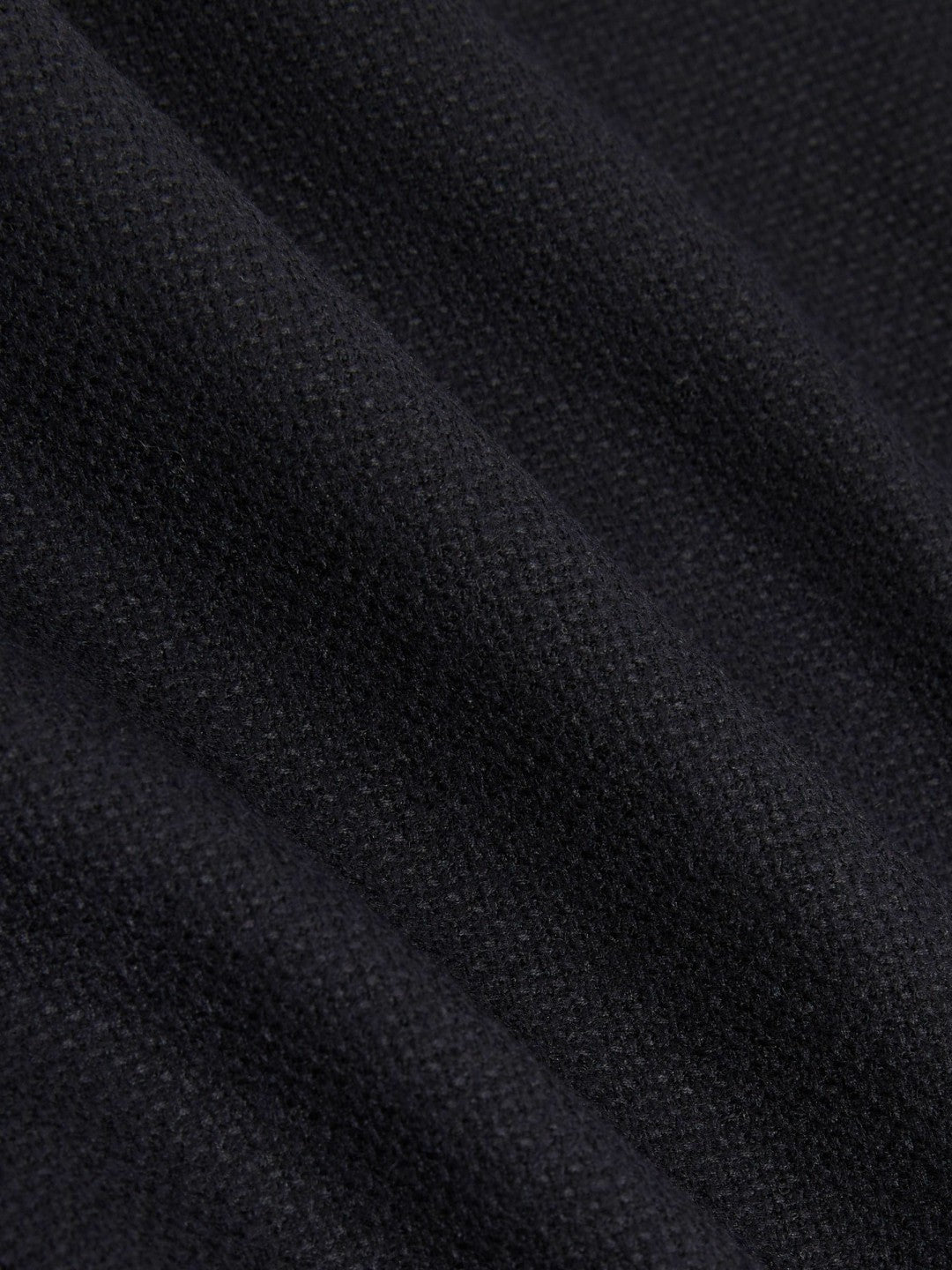 Men Wool-Blend Single-Breasted Blazer Slim-Fit in Navy
