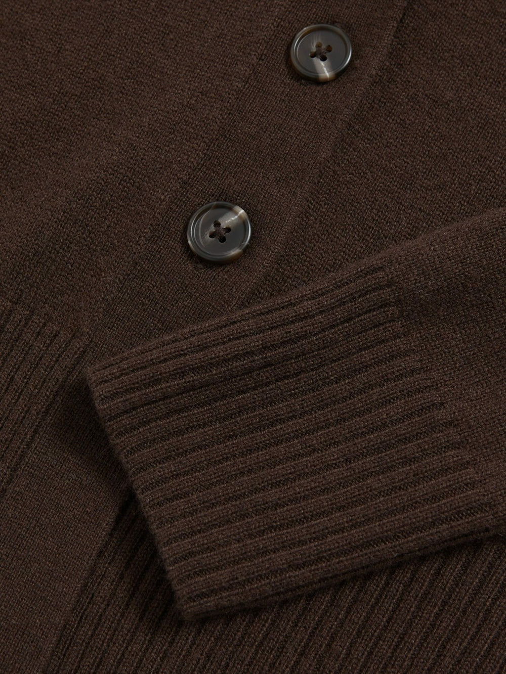 Children & Baby 4-9 yrs Wool-Blend Fitted Cardigan With Cashmere in Brown