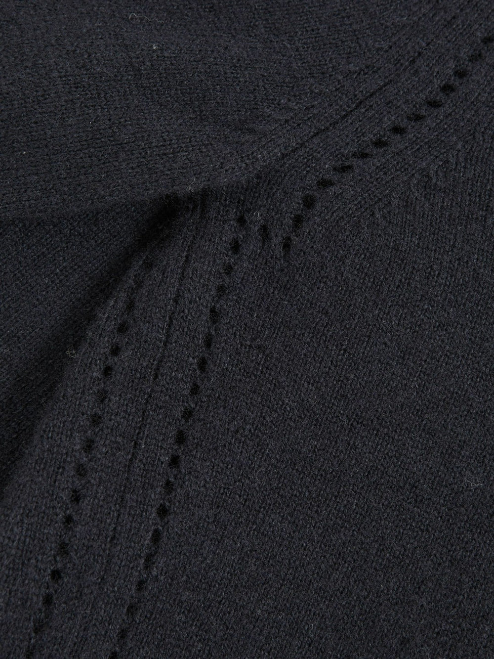 Children & Baby 13-14 yrs Wool-Blend Open-Stitch Jumper with Cashmere in Navy