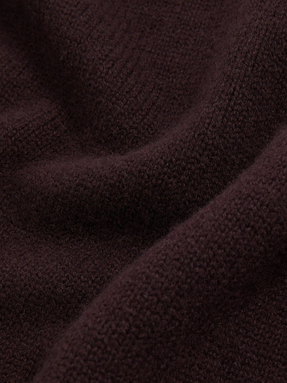 Women Wool-Cashmere Crew-Neck Jumper in Plum