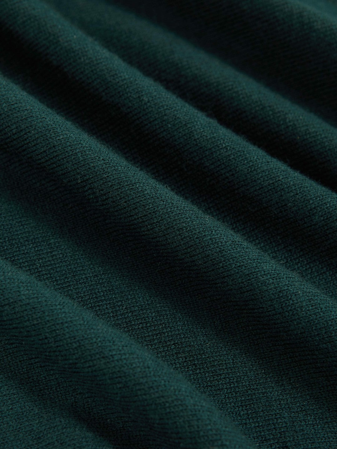 Women Merino Wool Crew-Neck Jumper in Green