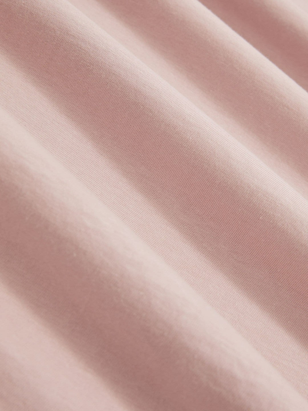 Men Cotton Crew Neck T-Shirt in Soft Pink