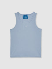 Men | Tom Daley Cotton Lover Vest with Stretch in Soft Blue